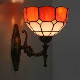 Lampu Dinding Tiffany Kaca...
