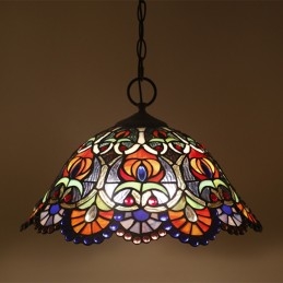 Lampu Loket Tiffany Kaca...