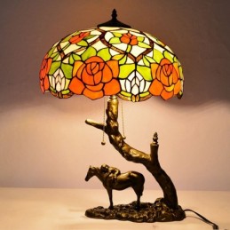 Lampu Meja Kaca Berwarna...