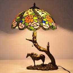 Lampu Meja Kaca Berwarna...