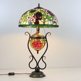 Lampu Meja Gaya Tiffany...