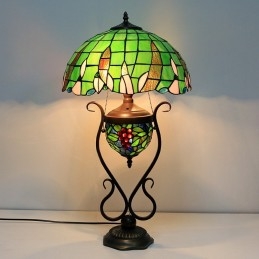 Lampu Meja Kaca Berwarna...
