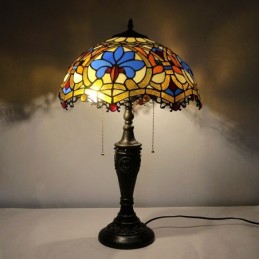 Lampu Meja Tiffany Retro 16...